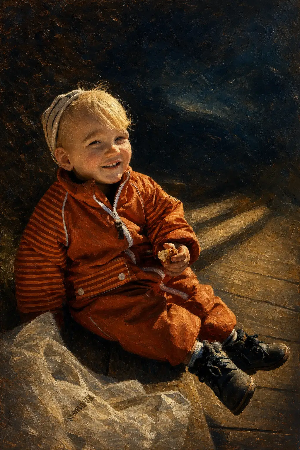 The finished portrait