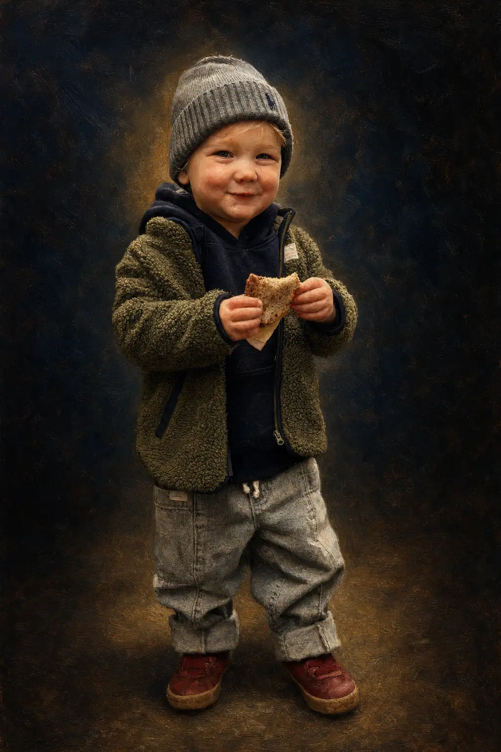 The finished portrait