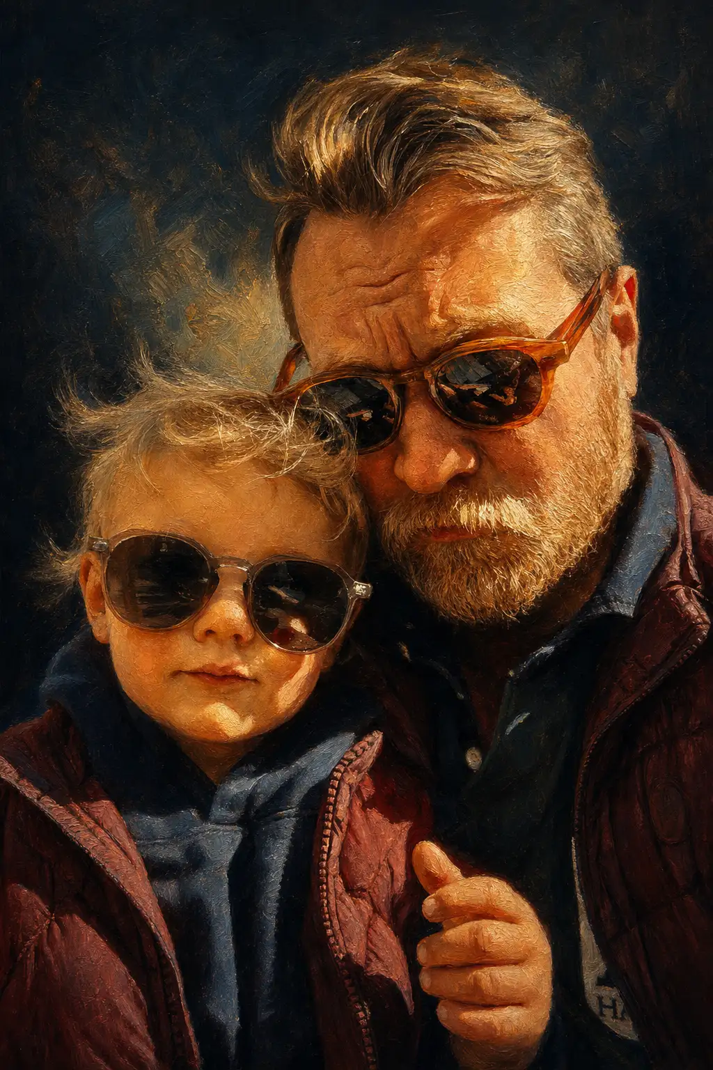 The finished portrait